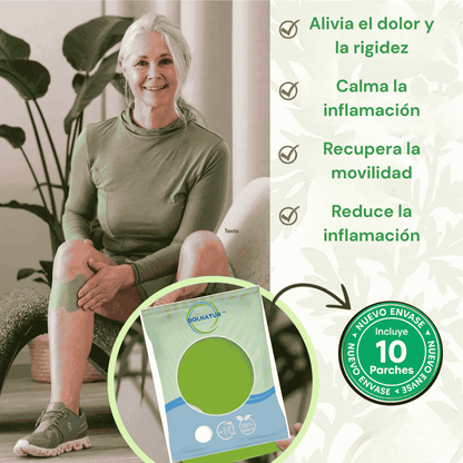 Cuida tus rodillas, naturalmente - Dolnatur™ (10 parches)